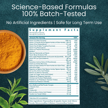 Women's Health Network Essential Nutrients – Daily Multivitamin for Energy, Healthy Aging & Immune Support, Folate as Quatrefolic®, a Patented Natural Form of 5-MTHF Women's Health NetworkBuy Supplements Australia
