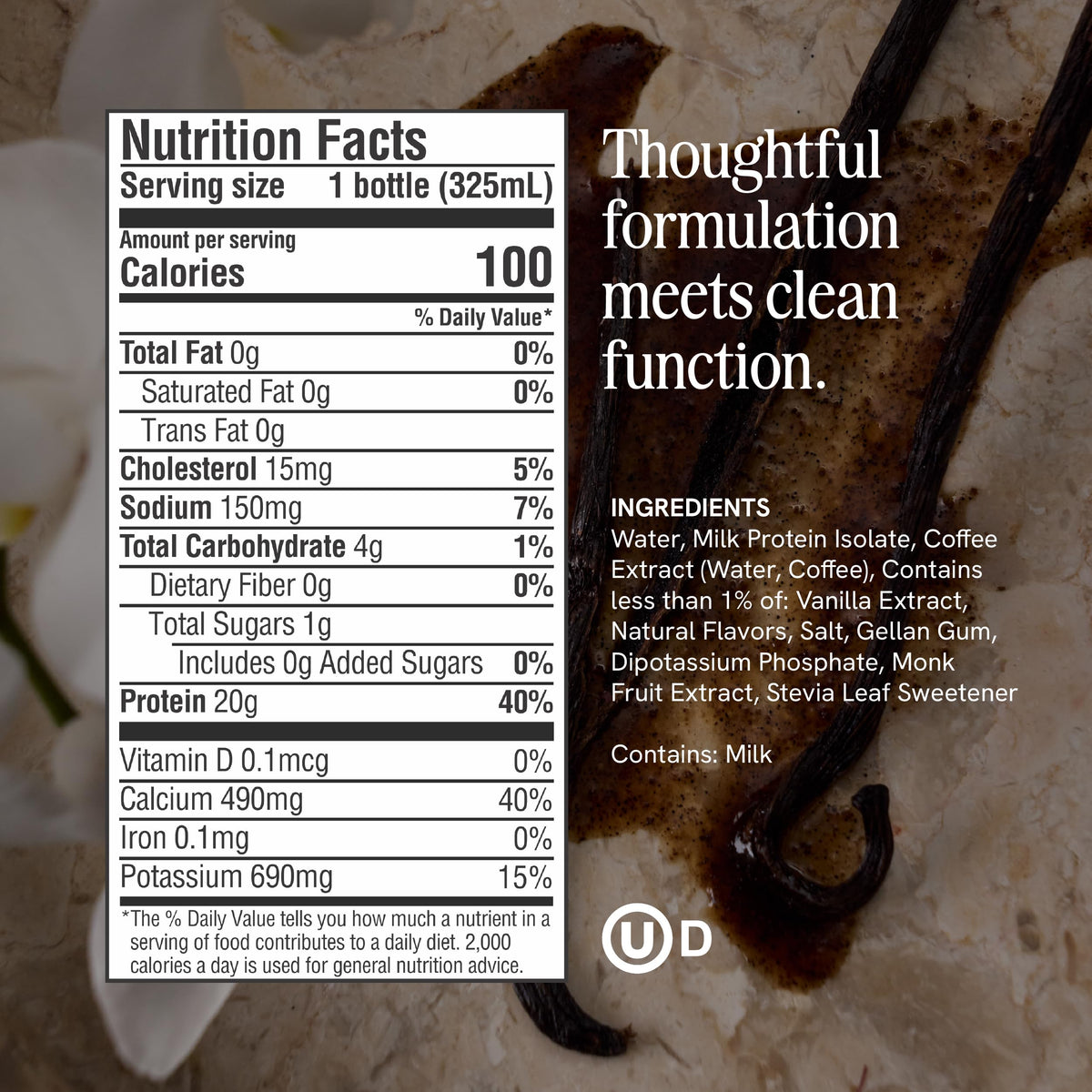 Prés, Protein Coffee, Vanilla, High Protein, Real Cold Brew, 20g Protein, 1g Sugar, 100 Calories, No Added Sugar, Coffee, Protein, Kosher, Soy Free, Nut Free, Non-GMO, Low Carb (12 Pack) PRÉS buy supplements Au