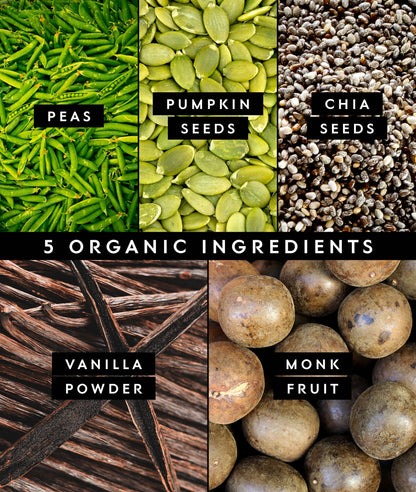 Truvani Organic Plant Based Protein Powder | Vanilla Chai | 10 Servings | Vegan | 20g Pea Protein | Keto | Gluten & Dairy Free | Low Carb | No Added Sugar