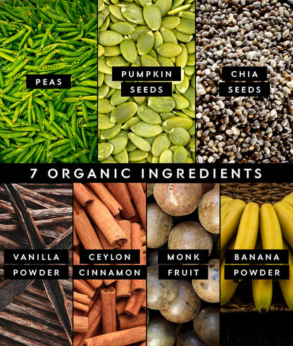 Truvani Organic Plant Based Protein Powder | Vanilla Chai | 10 Servings | Vegan | 20g Pea Protein | Keto | Gluten & Dairy Free | Low Carb | No Added Sugar