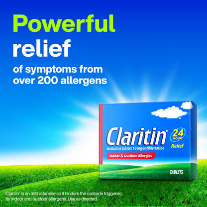 Claritin Allergy Medicine for Adults, 24-Hour Non-Drowsy Loratadine 10mg Pills, Antihistamine, 100 Tablets Claritin buy supplements Au