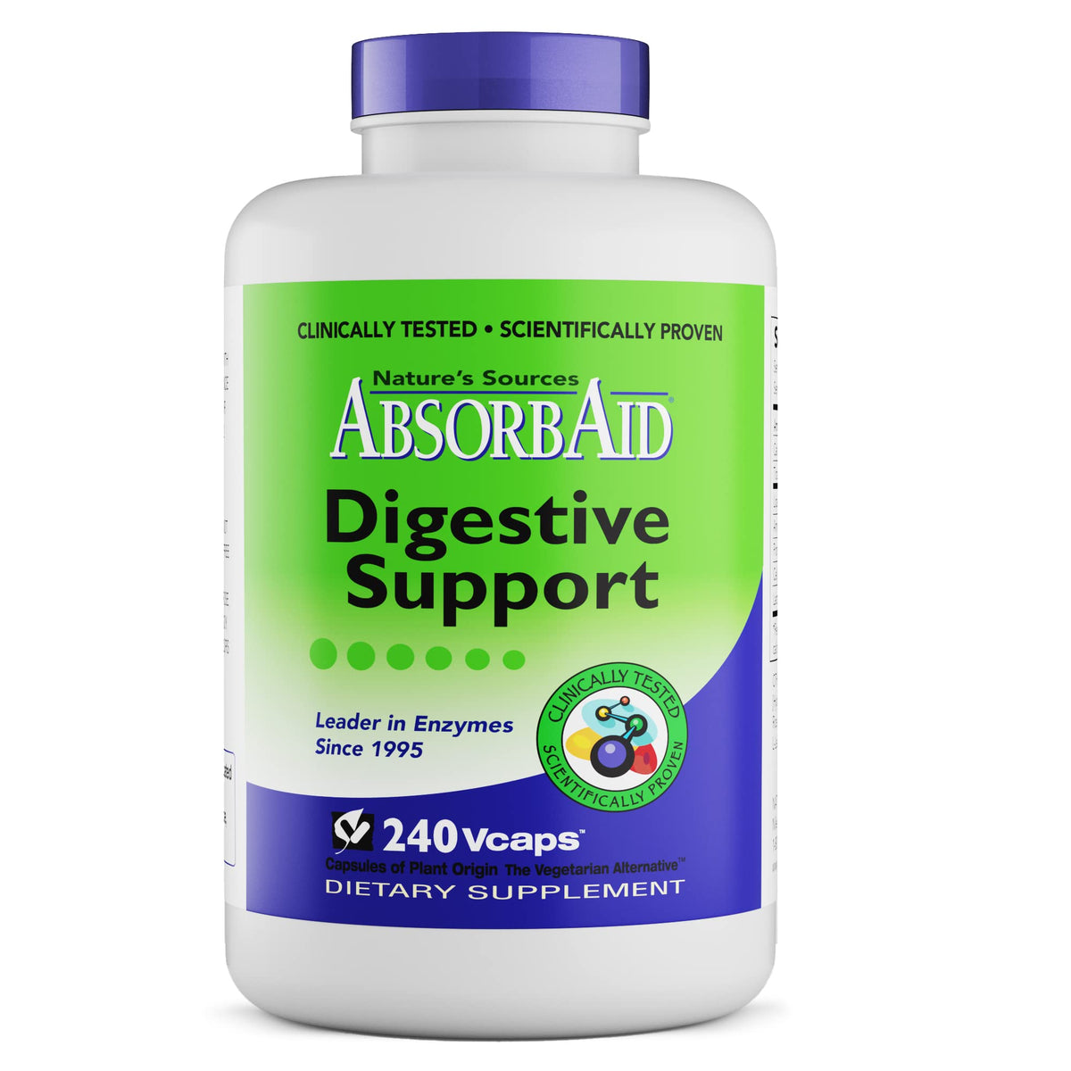 AbsorbAid Digestive Enzymes 240 vCaps, Proven to Increase Vital Nutrient Absorption by up to 71% - PrimeBioHealth - canada supplements
