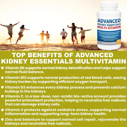 Advanced Kidney Essentials Multivitamin. Kidney Support Supplement for Complete Kidney Health. Kidney Health Supplement - PrimeBioHealth - canada supplements