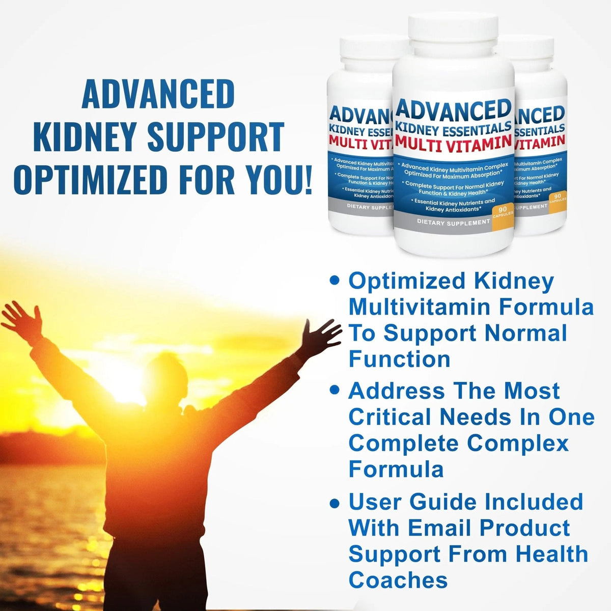 Advanced Kidney Essentials Multivitamin. Kidney Support Supplement for Complete Kidney Health. Kidney Health Supplement - PrimeBioHealth - canada supplements
