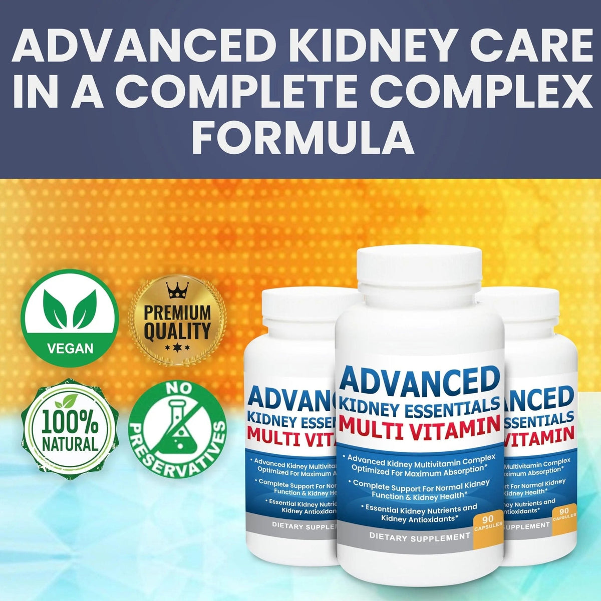 Advanced Kidney Essentials Multivitamin. Kidney Support Supplement for Complete Kidney Health. Kidney Health Supplement - PrimeBioHealth - canada supplements