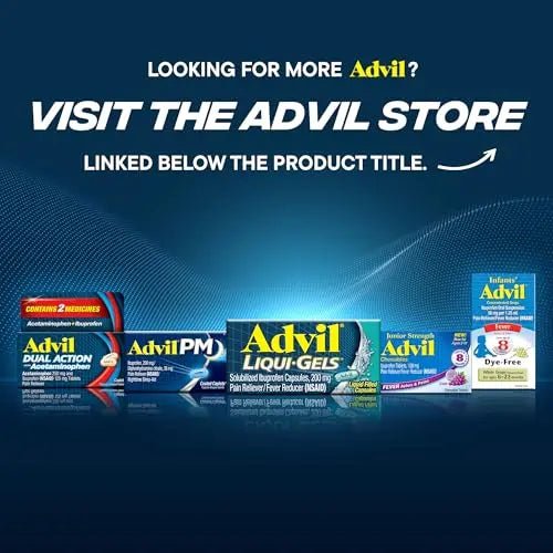 Advil Dual Action Back Pain Caplets Delivers 125mg Ibuprofen and 250mg Acetaminophen Per Dose for 8 Hours of Back Pain Relief - 144 Count - PrimeBioHealth - canada supplements