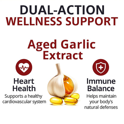 Aged Garlic Extract – 300 Count Odorless Garlic Supplement for Heart & Immune Support – Non-GMO, All-Natural Softgels, 2-Year Matured for Antioxidant Wellness (1) - PrimeBioHealth - canada supplements