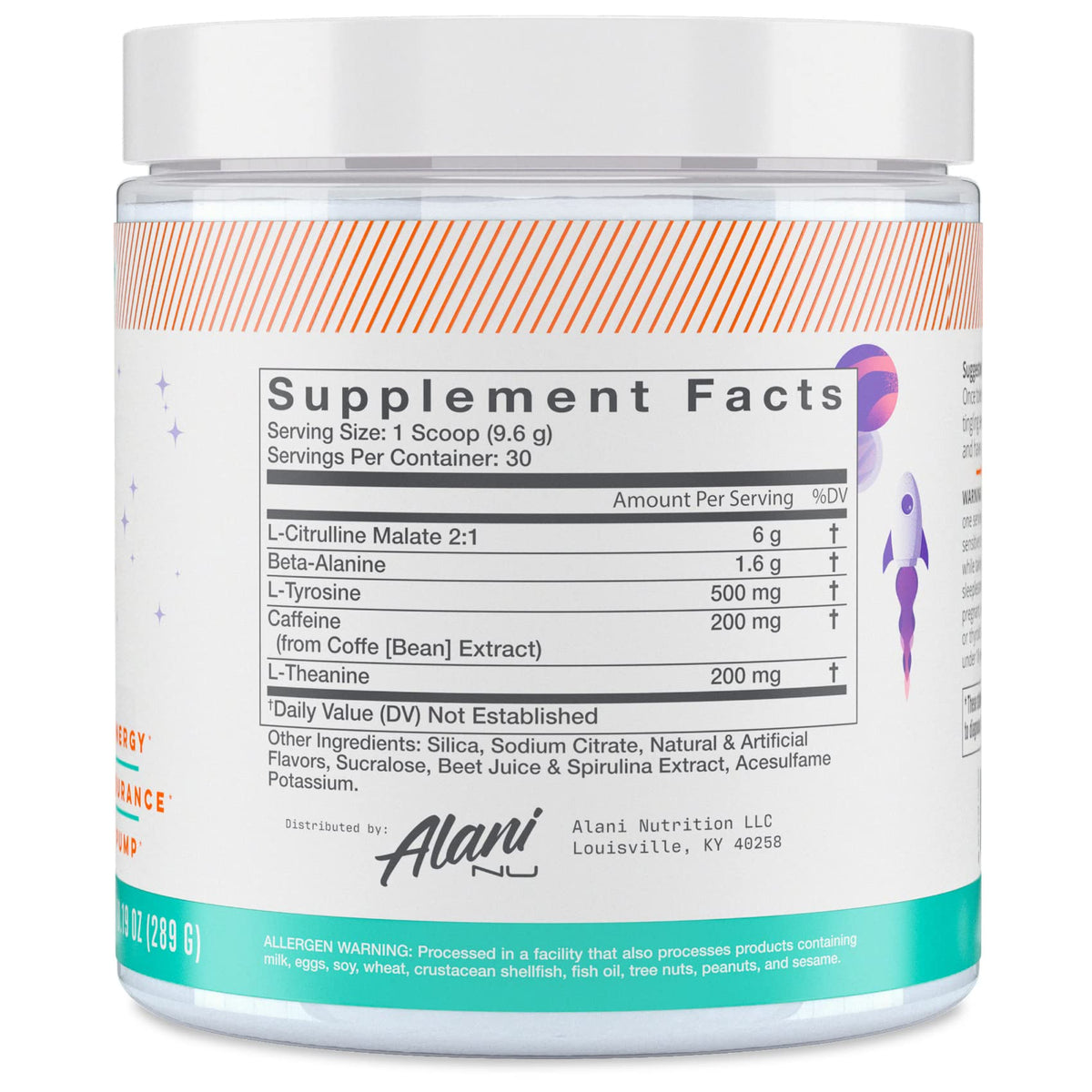 Alani Nu Pre Workout Powder GLAXAY Lemonade, Amino Energy Boost, Endurance Supplement, Sugar Free, 200mg Caffeine, L-Theanine, Beta-Alanine, L-Citrulline, 30 Servings - PrimeBioHealth - canada supplements