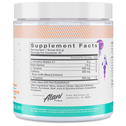 Alani Nu Pre Workout Powder GLAXAY Lemonade, Amino Energy Boost, Endurance Supplement, Sugar Free, 200mg Caffeine, L-Theanine, Beta-Alanine, L-Citrulline, 30 Servings - PrimeBioHealth - canada supplements