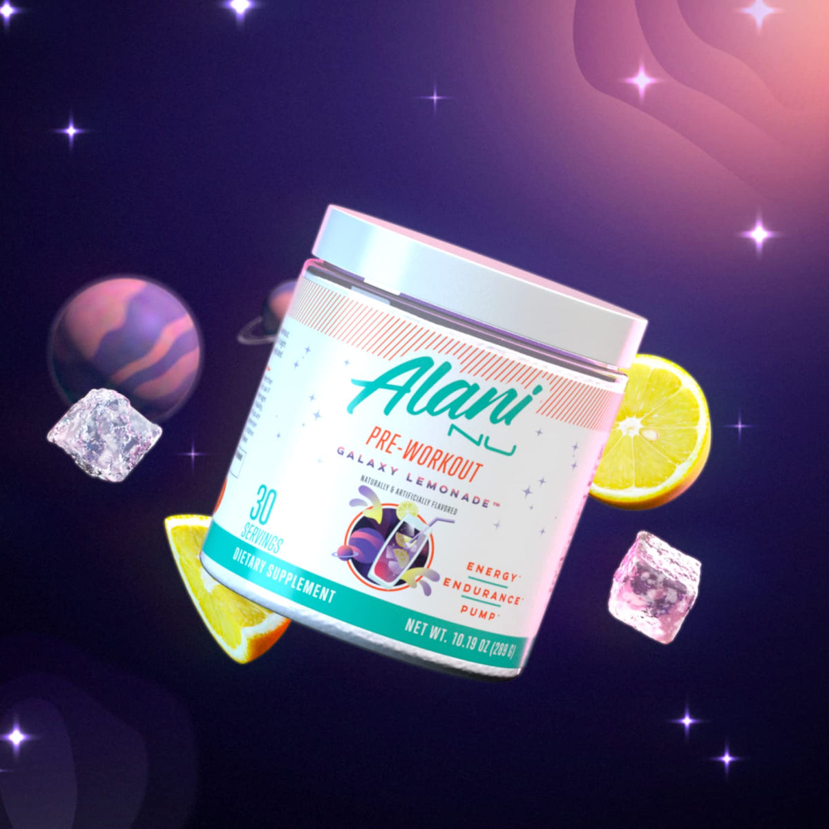 Alani Nu Pre Workout Powder GLAXAY Lemonade, Amino Energy Boost, Endurance Supplement, Sugar Free, 200mg Caffeine, L-Theanine, Beta-Alanine, L-Citrulline, 30 Servings - PrimeBioHealth - canada supplements