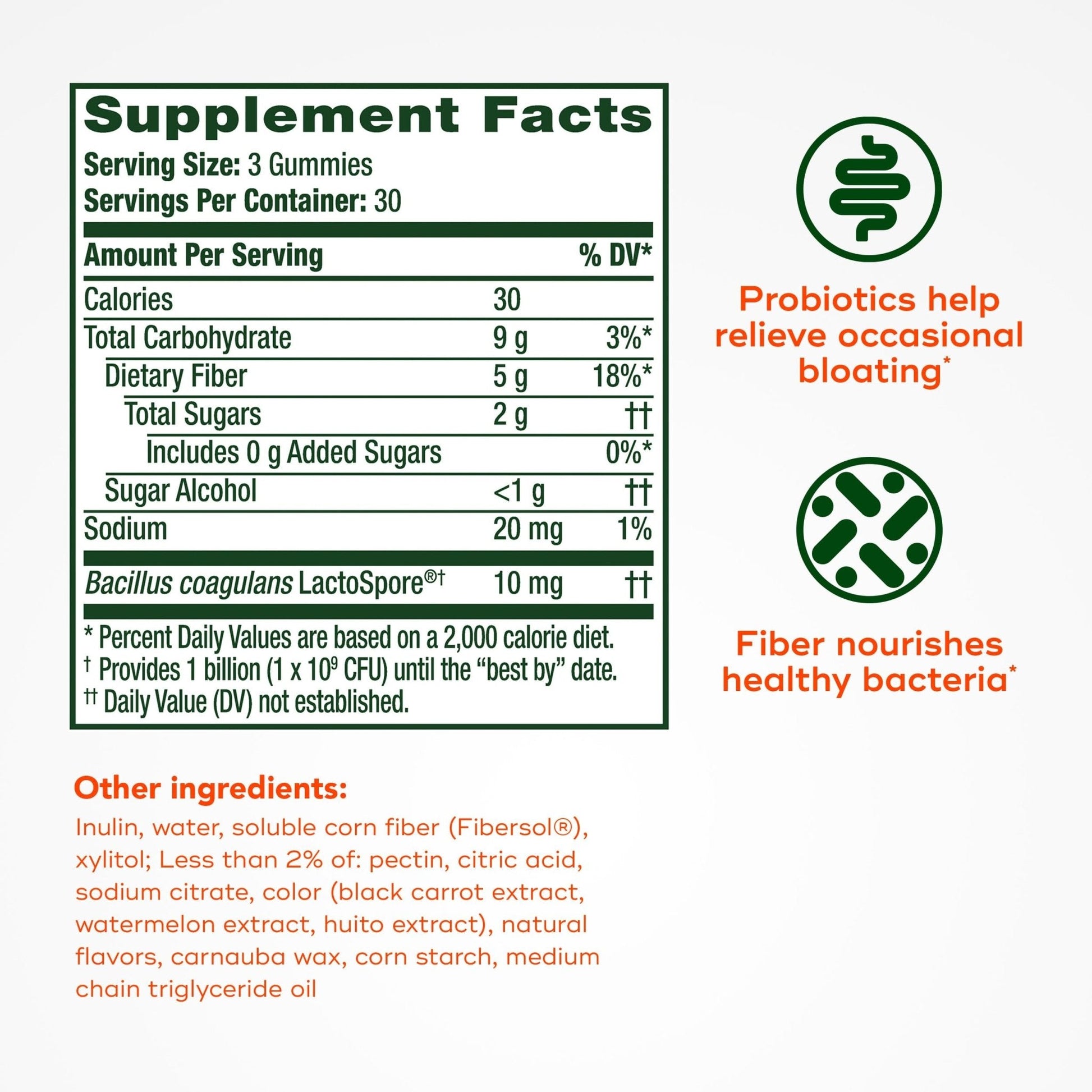 Align Probiotic, Probiotics + Fiber Gummies, Probiotics Help Relieve Occasional Bloating*, Fiber Helps Support a Healthy Digestive System - PrimeBioHealth - canada supplements