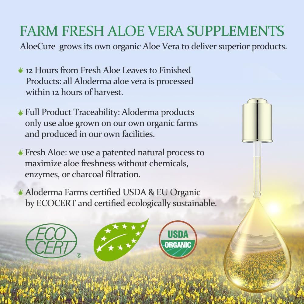 AloeCure Daily Probiotics 10 Billion CFU for Digestive Support 8 Strains, 6 Prebiotics & Enzymes - Digestive Supplement with Bromelain for Women & Men - PrimeBioHealth - canada supplements