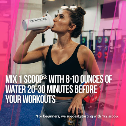 ALPHA LION Superhuman Extreme High Stim Pre Workout Powder, Beta Alanine, L-Taurine & 356mg Tri-Source Caffeine for Sustained Energy, Nitric Oxide & Citrulline for Pump (21 Servings, Slaughtermelon) - PrimeBioHealth - canada supplements