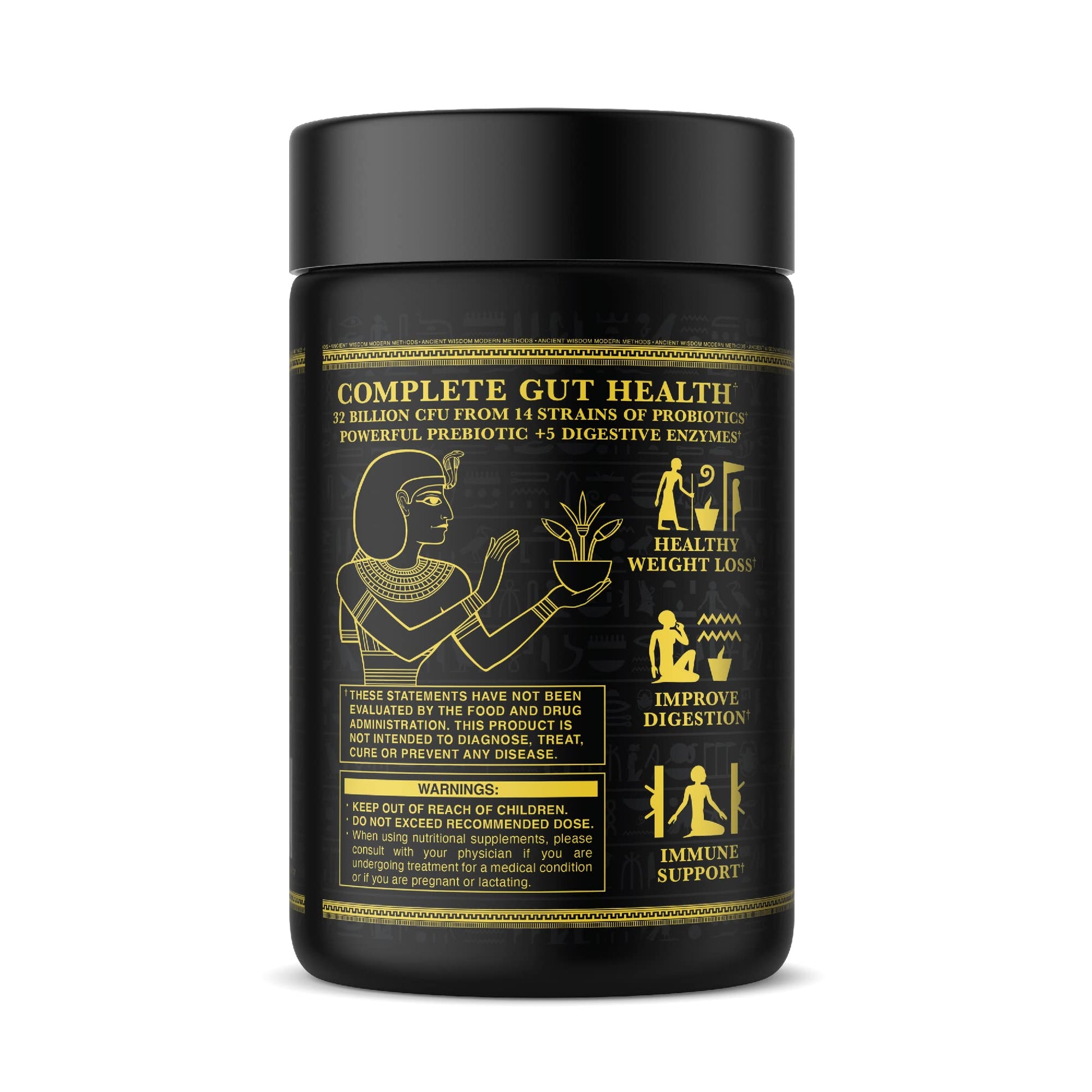 Ambrosia Flora Digestive Enzymes with Probiotics & Prebiotics | 32 Billion CFU Gut Health Supplement | Plant Based, Vegan Probiotic | 60 Veggie Capsules (30 Servings) - PrimeBioHealth - canada supplements