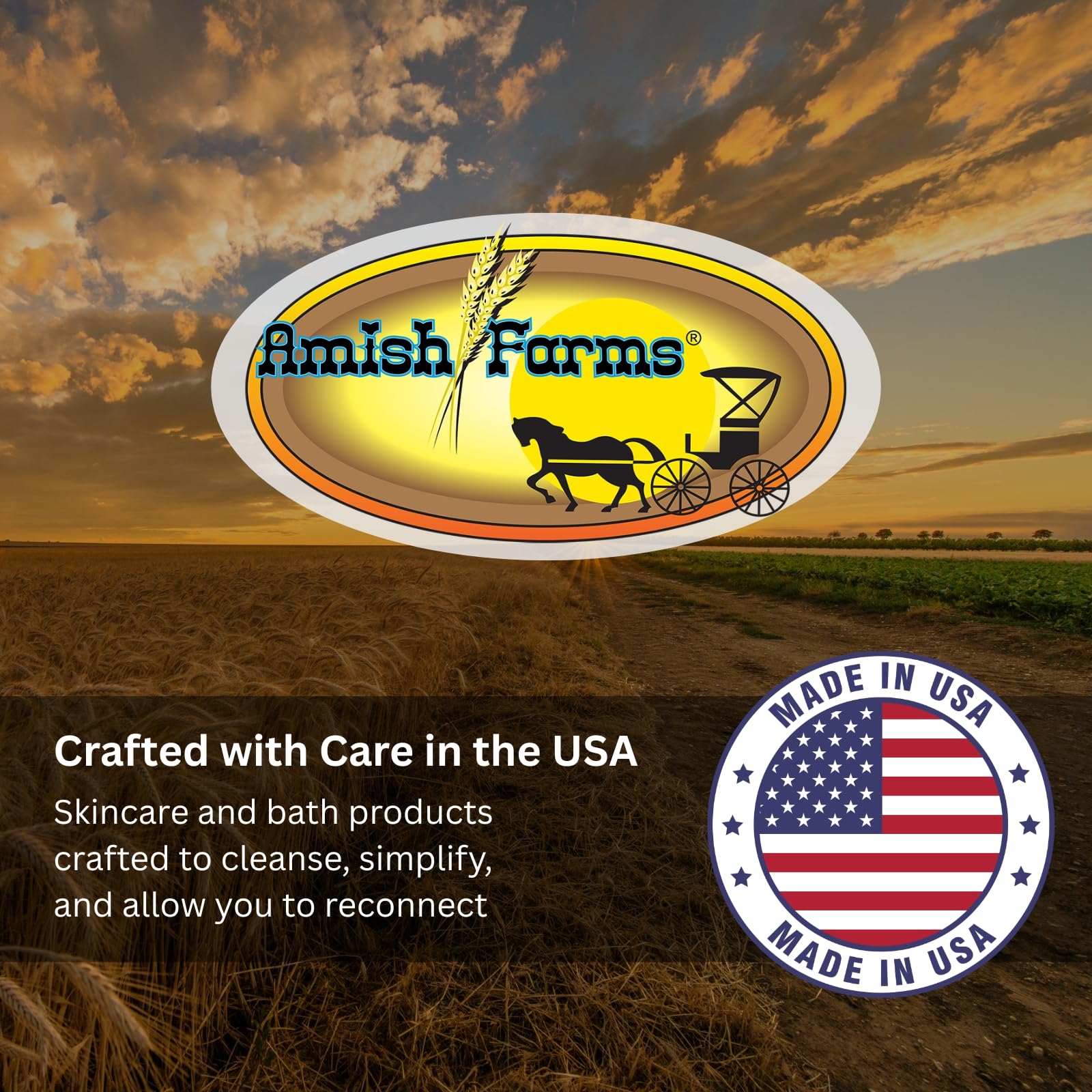 Amish Farms Natural Bar Soap 5-Pack Variety – Handmade Cold Process Moisturizing Soap Bars, Large Hand-Cut, Made in USA - PrimeBioHealth - canada supplements