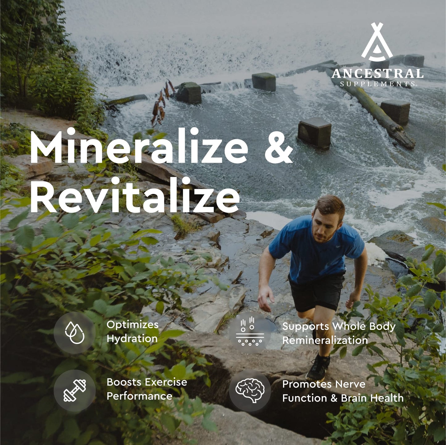 Ancestral Supplements Minerals & Electrolytes with Magnesium, Potassium, Sodium, Supports Optimal Hydration, Immune Health, Athletic Performance, - PrimeBioHealth - canada supplements