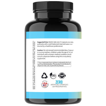 Angry Supplements Tri-Fiber Digestive Health Complex – Psyllium Husk, Oat Bran & Apple Pectin – Prebiotic Fiber for Gut Health & Regularity – 60 Capsules (2-Bottles) - PrimeBioHealth - canada supplements