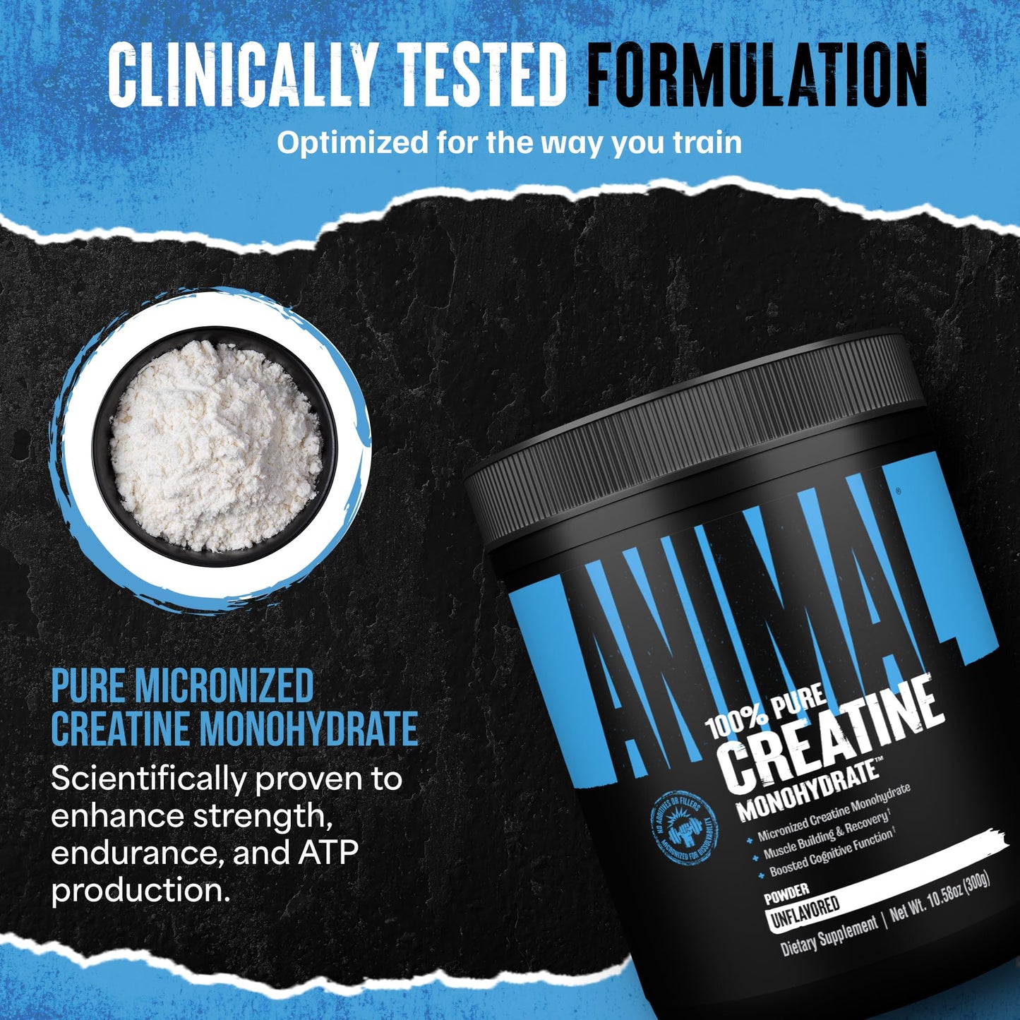 Animal Creatine Monohydrate Powder — Micronized for Muscle Recovery, Cellular Energy, and Daily Wellness — for Men and Women - PrimeBioHealth - canada supplements