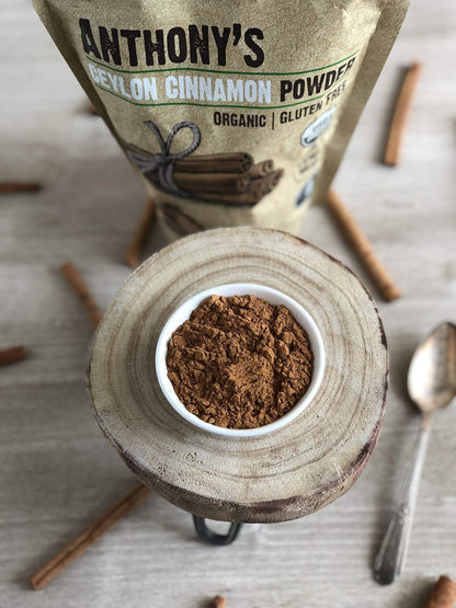 Anthony's Organic Ceylon Cinnamon Powder, 1 lb, Ground, Gluten Free, Non Irradiated, Non GMO, Keto Friendly - PrimeBioHealth - canada supplements