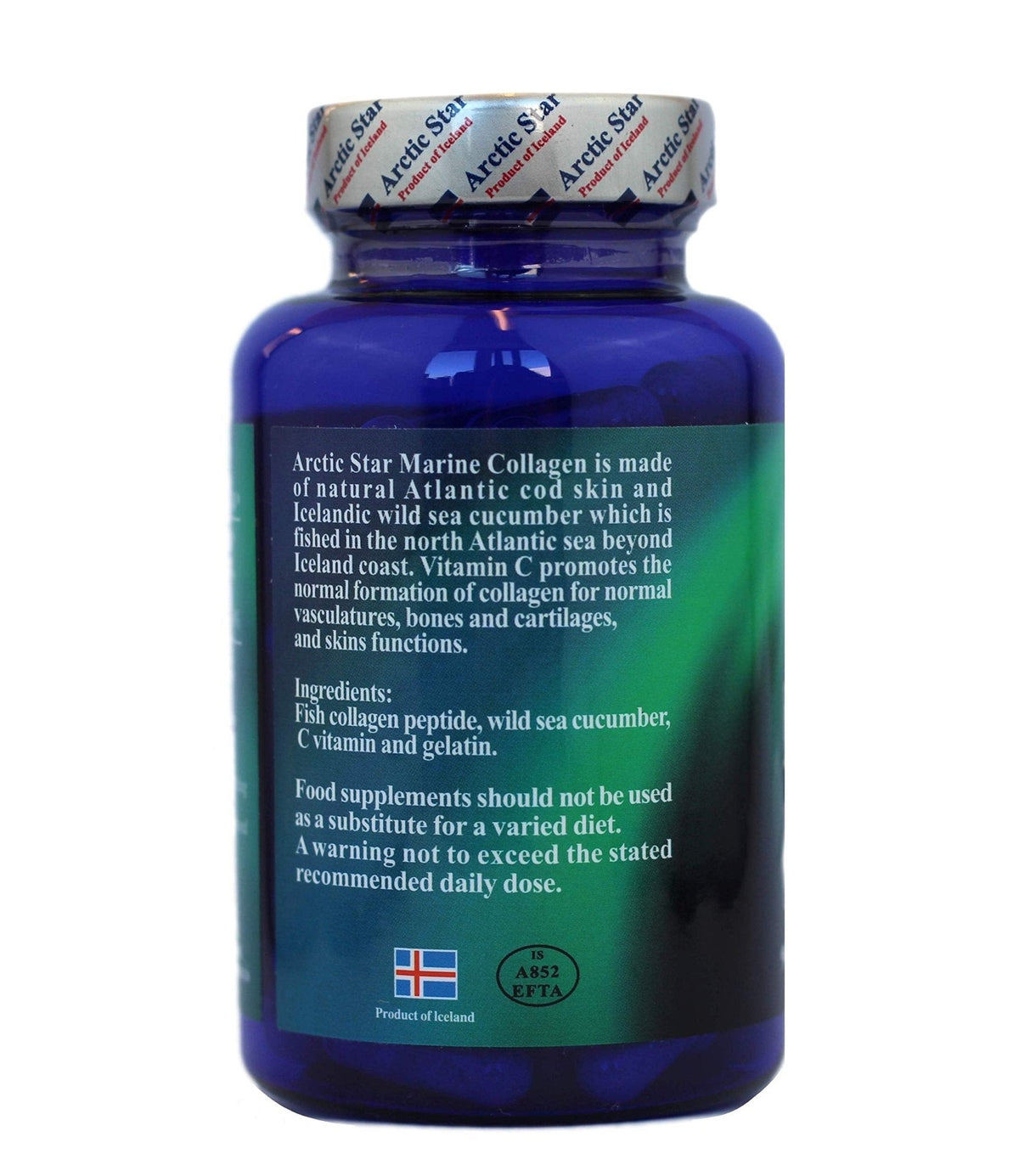 Arctic Star Marine Collagen-Vital Proteins Marine Collagen Peptides Supplement Pills for Healthy Skin Hair Nail - Hydrolyzed Collagen from Iceland - Joint Pain & Immune System Booster 90 Capsules - PrimeBioHealth - canada supplements