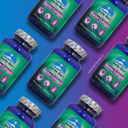 Arctic Star Marine Collagen-Vital Proteins Marine Collagen Peptides Supplement Pills for Healthy Skin Hair Nail - Hydrolyzed Collagen from Iceland - Joint Pain & Immune System Booster 90 Capsules - PrimeBioHealth - canada supplements