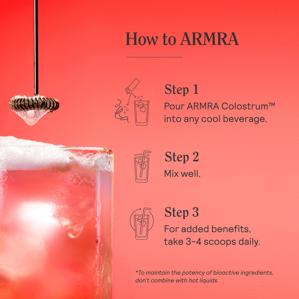ARMRA Colostrum Powder | Vine Watermelon | Gut Health & Bloating | Skin & Hair | Immunity | Keto, Gluten & Fat-Free | 30 Servings - PrimeBioHealth - canada supplements