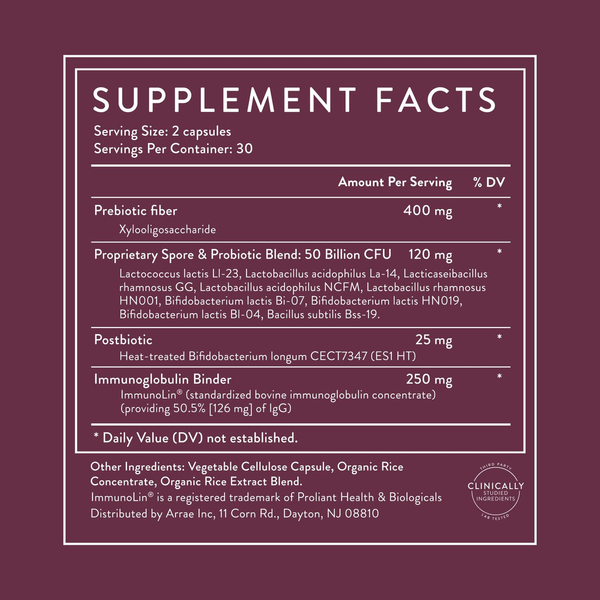 Arrae Tribiotic, Probiotics for Women, Support for Vaginal pH Balance, Gut, Immune, and Feminine Health, Prebiotics, - PrimeBioHealth - canada supplements