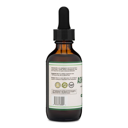 Ashwagandha Organic Drops for Stress Relief (1,200mg, 60 Servings) Ashwagandha Tincture for Adrenal Support and Cortisol Manager - PrimeBioHealth - canada supplements