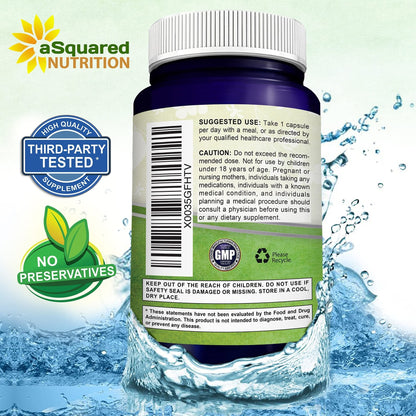 aSquared Nutrition Apigenin 50mg & L-Theanine 200mg - 120 Capsules - Apigenin Supplement Pills for Sleep and Relaxation - PrimeBioHealth - canada supplements