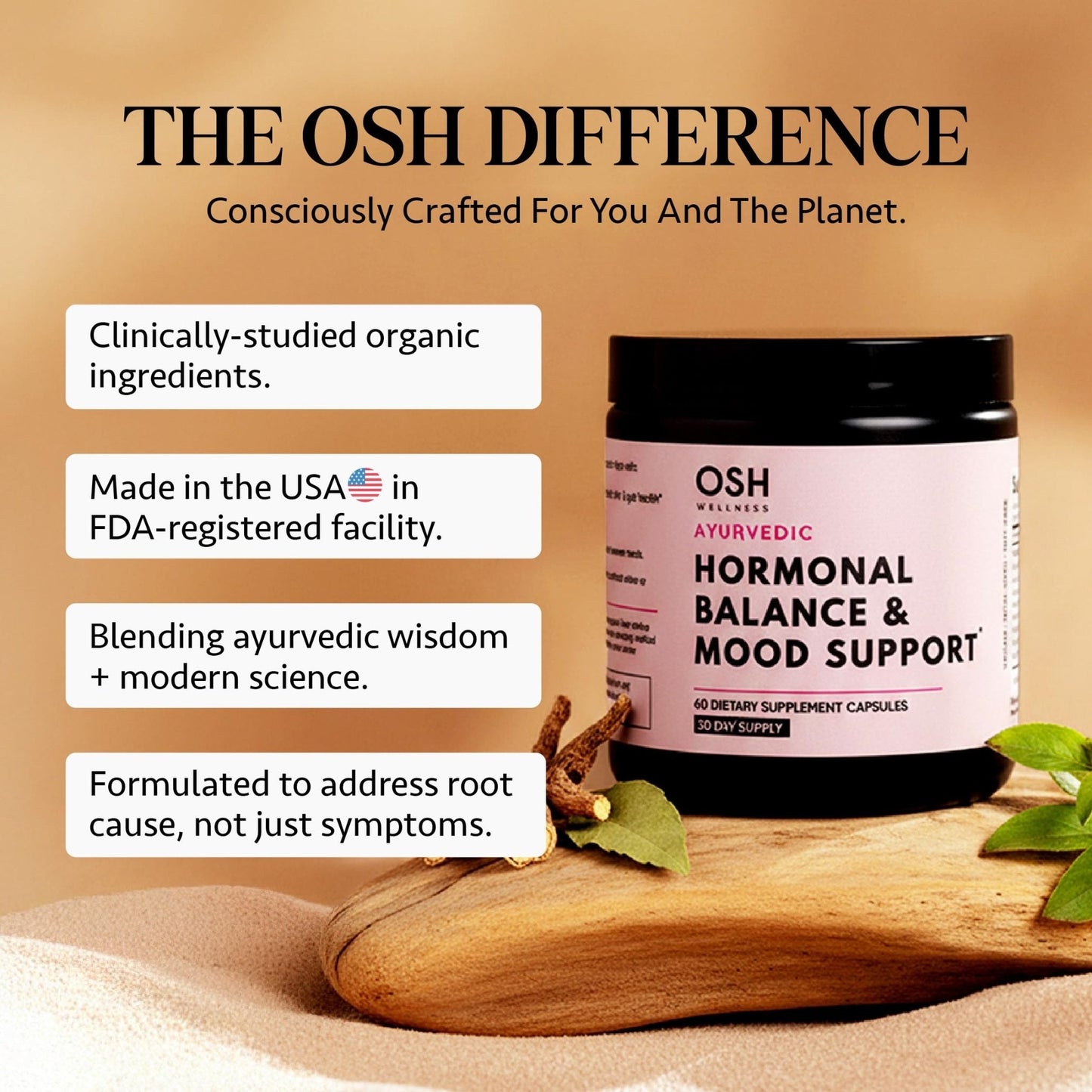 Ayurvedic Hormone Balance for Women | Cortisol Reducer | Mood, Energy, & Sleep Support | Regulates Estrogen | Stress Relief | Ashwagandha, Rhodiola, & Shatavari - PrimeBioHealth - canada supplements