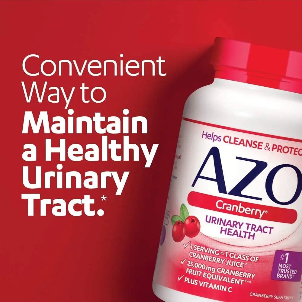 AZO Bladder Control with Go-Less Daily Supplement | Helps Reduce Occasional Urgency & Leakage | 54 Count Cranberry Urinary Tract Health | 100 Softgels - PrimeBioHealth - canada supplements