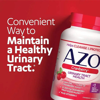 AZO Bladder Control with Go-Less Daily Supplement | Helps Reduce Occasional Urgency & Leakage | 54 Count Cranberry Urinary Tract Health | 100 Softgels - PrimeBioHealth - canada supplements