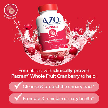 AZO Cranberry Supplement, Made with Concentrated Whole Fruit Cranberry Powder to Help Cleanse and Protect the Urinary Tract - PrimeBioHealth - canada supplements