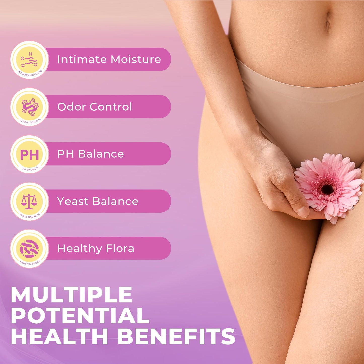 BAKAKOUL Feminine Probiotics Gummies for Women, Vaginal Probiotics with Slippery Elm,Prebiotics & Probiotics Supports pH Balance,Immune Health, Vegan - PrimeBioHealth - canada supplements