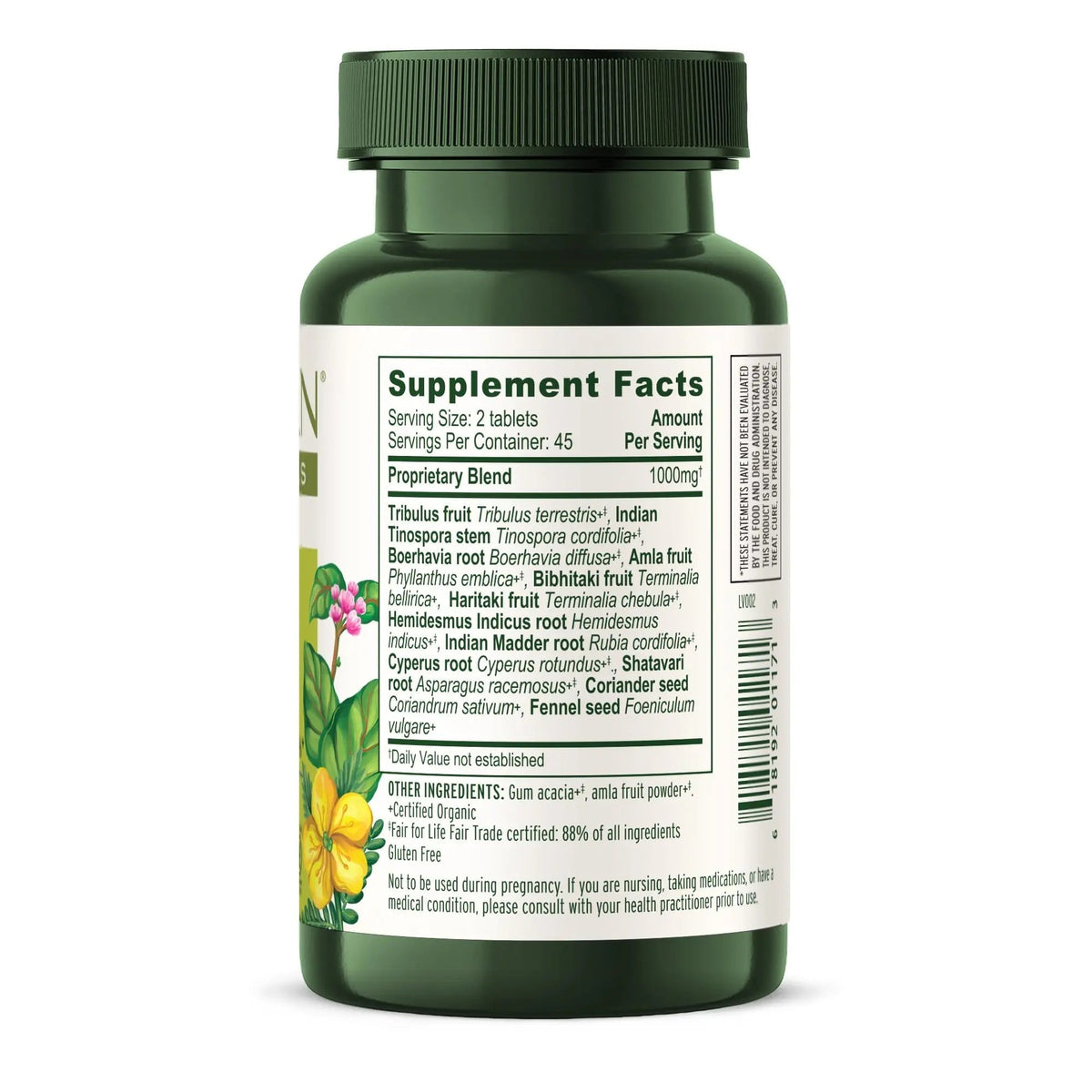 Banyan Botanicals Organic Kidney Formula–Urinary Tract Support & Detox Supplement–Gokshura & Punarnava for Fluid Balance & Systemic Cleansing–Cooling Genitourinary Tonic-90 Tablets-USDA Organic - PrimeBioHealth - canada supplements
