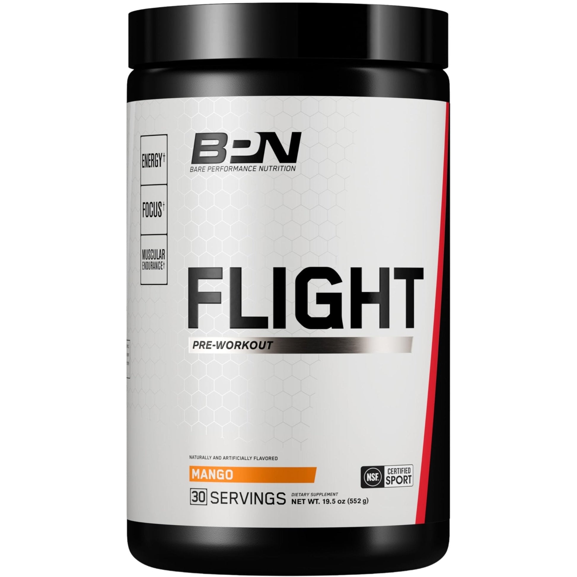 BARE PERFORMANCE NUTRITION BPN Flight Pre Workout, Supports Energy and Mental Focus, Improved Endurance & Muscle Pumps with CarnoSyn - PrimeBioHealth - canada supplements