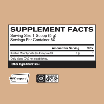 BARE PERFORMANCE NUTRITION, BPN Pure Creatine Monohydrate Powder by Creapure, 5g of Creatine per Serving, - PrimeBioHealth - canada supplements