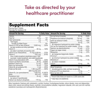Bariatric Advantage Chewable Advanced Multi EA - High Potency Daily Multivitamin with Iron for Bariatric Surgery Patients - PrimeBioHealth - canada supplements