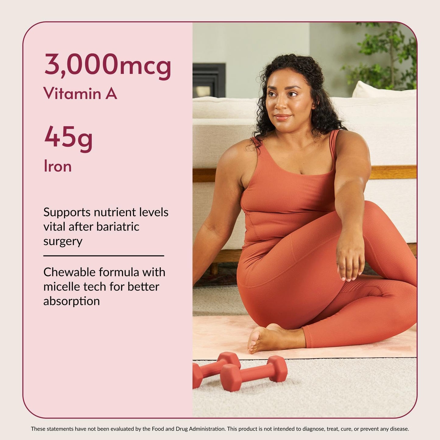 Bariatric Advantage Chewable Advanced Multi EA - High Potency Daily Multivitamin with Iron for Bariatric Surgery Patients - PrimeBioHealth - canada supplements