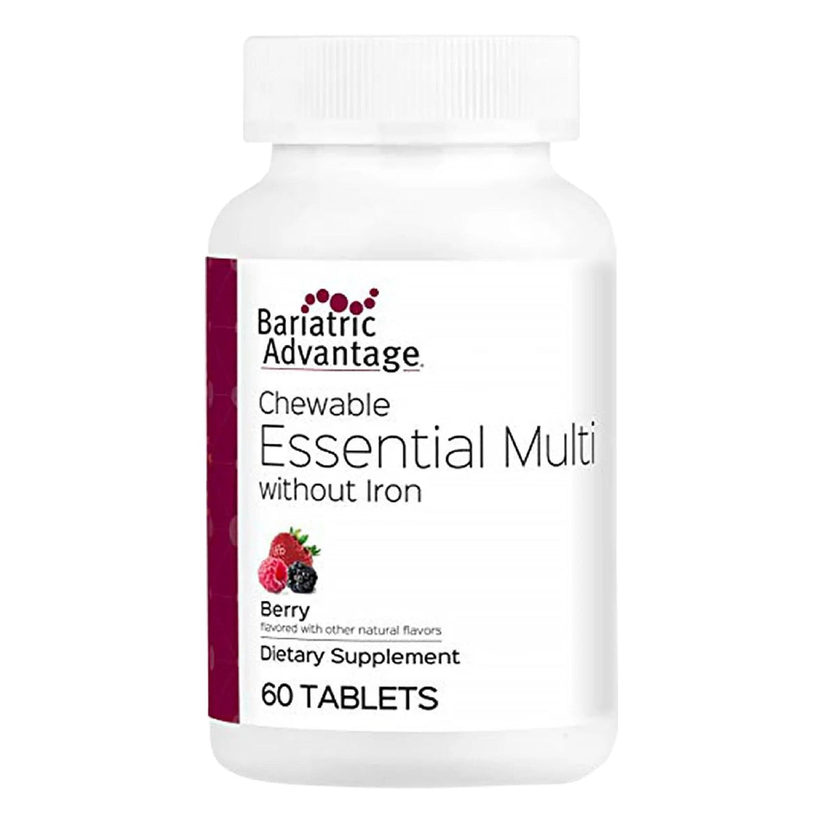Bariatric Advantage Chewable Essential Multivitamin Without Iron - 200 DV of Key Nutrients - Trace Mineral Support - PrimeBioHealth - canada supplements