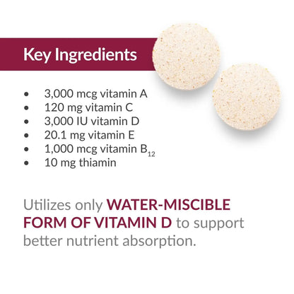 Bariatric Advantage Chewable Essential Multivitamin Without Iron - 200 DV of Key Nutrients - Trace Mineral Support - PrimeBioHealth - canada supplements