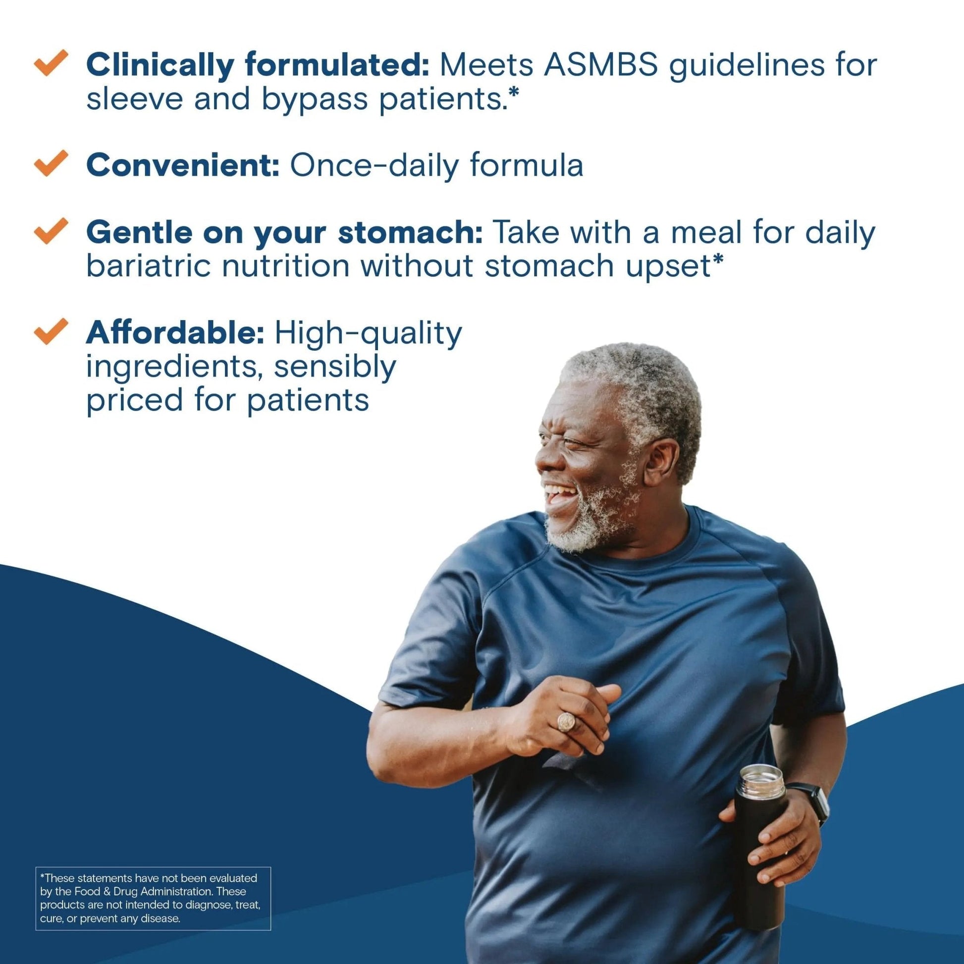 Bariatric Fusion One Per Day Bariatric Multivitamin with Iron for Men | with Prostate and Heart Support Vitamins* | - PrimeBioHealth - canada supplements