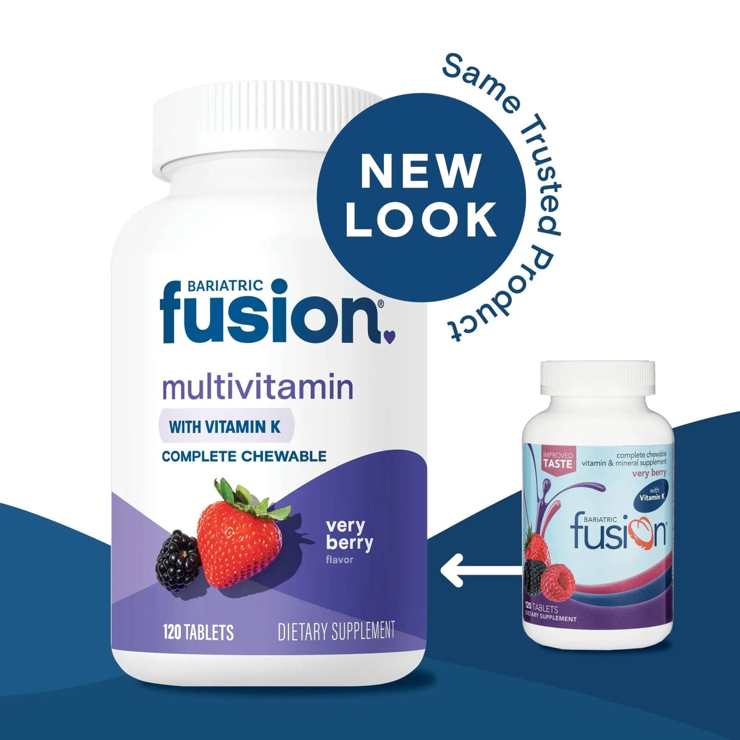 Bariatric Fusion Very Berry Complete Chewable Bariatric Multivitamin with Iron and Vitamin K for Bariatric Surgery Patients Including - PrimeBioHealth - canada supplements