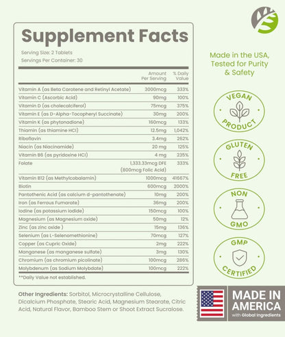 BariSlim Advanced Chewable Bariatric Multivitamin Tablets - Bariatric Vitamin and Supplement for Post Bariatric Surgery Including Gastric - PrimeBioHealth - canada supplements