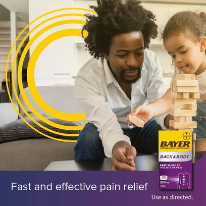 Bayer Extra Strength 500mg Aspirin Plus Caffeine for Powerful Pain Relief, 200 Coated Caplets - PrimeBioHealth - canada supplements