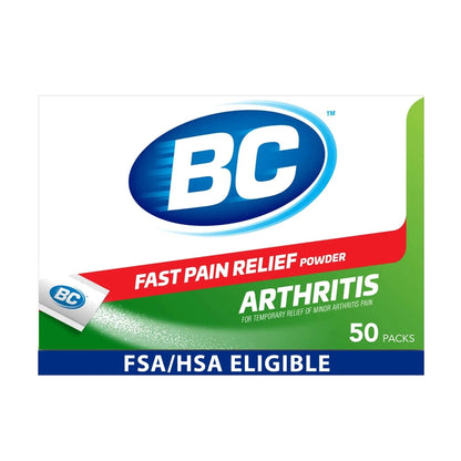 BC Pain Relief Powder, Arthritis Pain, 50 ct (Pack of 1) - PrimeBioHealth - canada supplements