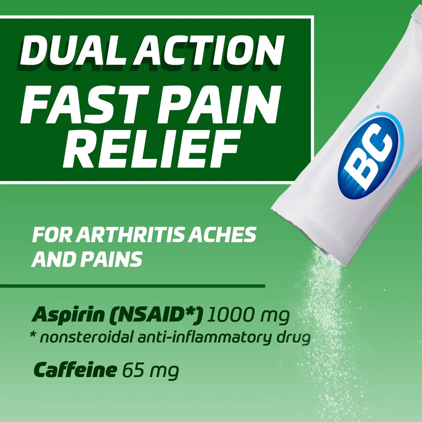 BC Pain Relief Powder, Arthritis Pain, 50 ct (Pack of 1) - PrimeBioHealth - canada supplements