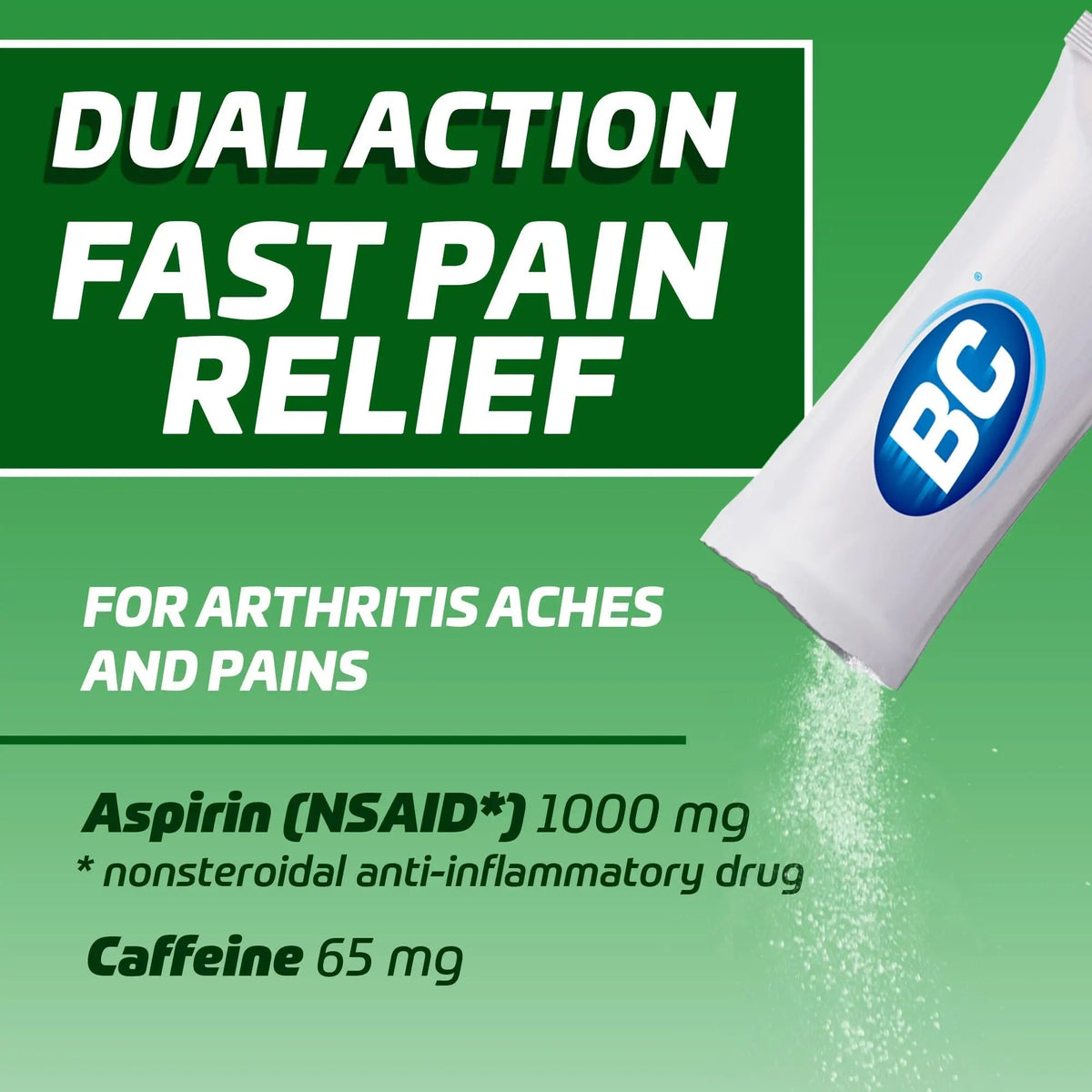 BC Pain Relief Powder, Arthritis Pain, 50 ct (Pack of 1) - PrimeBioHealth - canada supplements