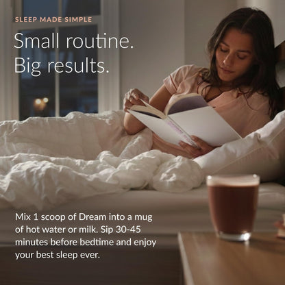 Beam Dream Sleep Powder – Sleep Aid for Adults with Melatonin, Magnesium, L-Theanine, Reishi Mushroom & Apigenin Sleep Supplement, Sleepy Cocoa Bedtime - PrimeBioHealth - canada supplements