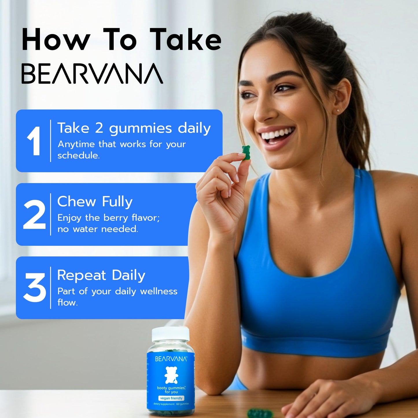 BEARVANA Peach Support Women’s Multivitamin Gummies | Herbal & Vitamin Gummy Supplement for Daily Wellness - PrimeBioHealth - canada supplements
